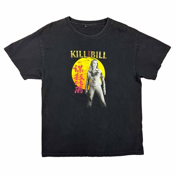 2003 Kill Bill Quentin Tarantino Uma Thurman Film Movie Promo T-Shirt Large - Picture 1 of 4